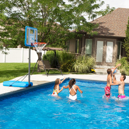 Lifetime Poolside Height Adjustable Portable Basketball Hoop (44